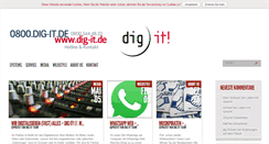 Desktop Screenshot of dig-it.de